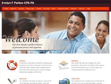 Tablet Screenshot of parkescpa.com